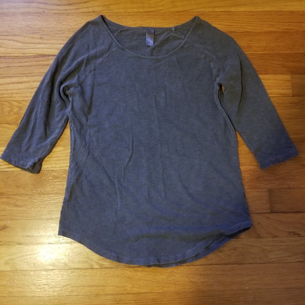 Alternative Apparel 3/4 Sleeve Burnout Top